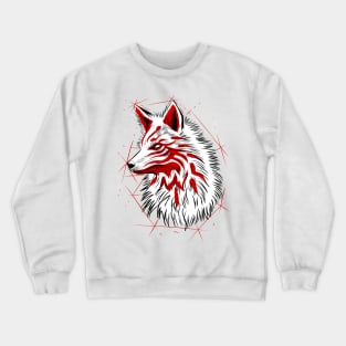 Kitsune fox sketch Crewneck Sweatshirt